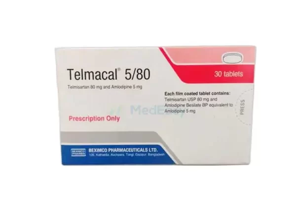 Telmacal5 mg+80 mg