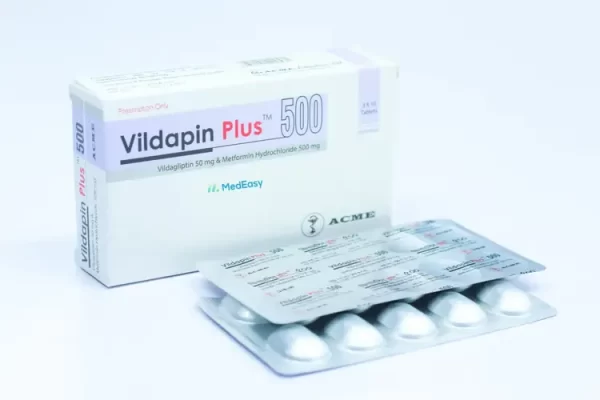 Vildapin Plus50 mg+500 mg