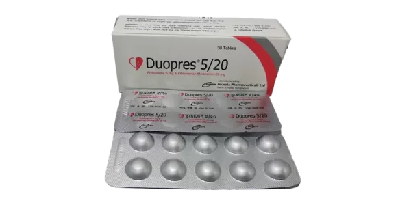 Duopres5 mg+20 mg