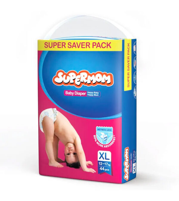 SuperMom Baby Diaper M (6-11 KG)M (6-11 KG) 50 PCS