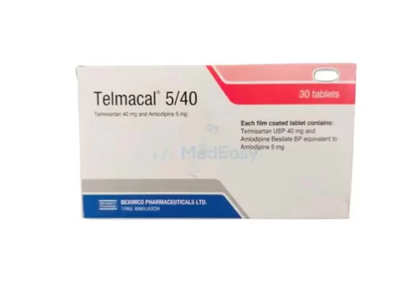 Telmacal5 mg+40 mg