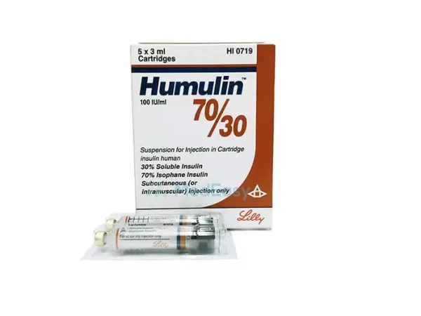Humulin Cartridge30%+70% in 100 IU/ml